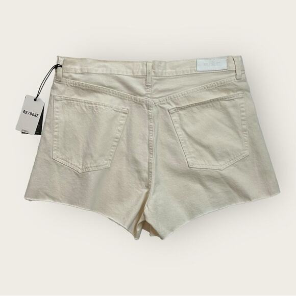 NWT | RE/DONE | 90s Low Slung Shorts | Vintage White | Size 29 - Picture 3 of 16
